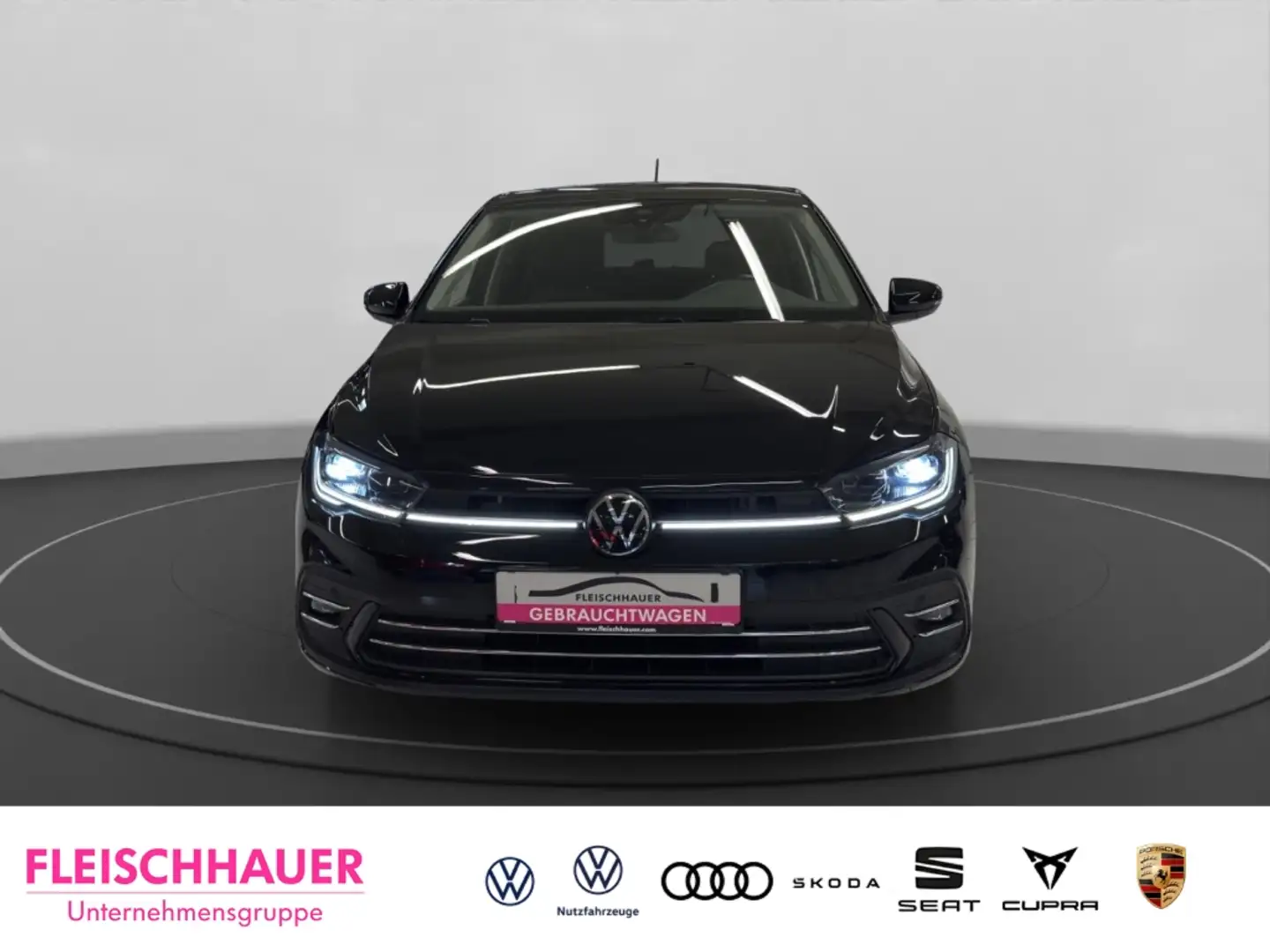 Volkswagen Polo VI Style 1.0 TSI DSG+Matrix+VC+PDC+App-connect Schwarz - 2