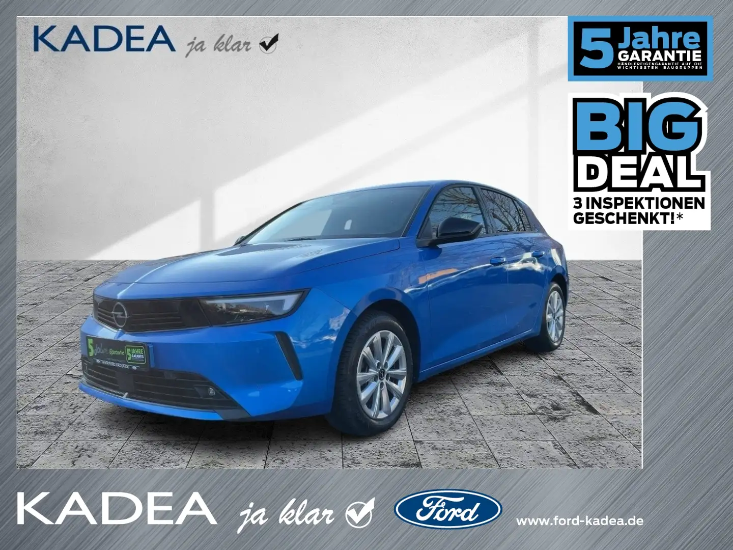 Opel Astra L 1.2 Turbo Elegance AHK+LED+Navi+2xKlima Bleu - 1