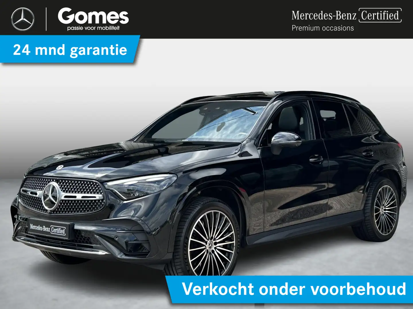 Mercedes-Benz GLC 300 300e 4MATIC AMG Line | Panoramadak | Trekhaak | Me Zwart - 1