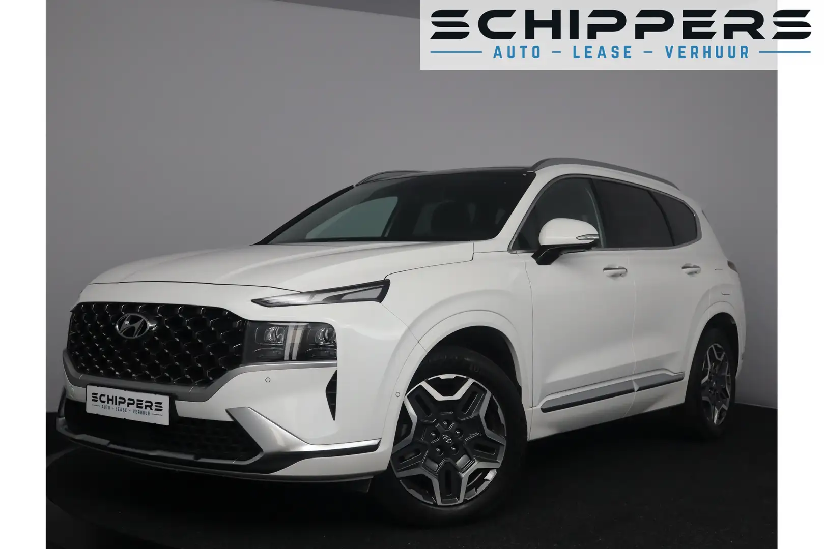 Hyundai SANTA FE 1.6 T-GDI PHEV Premium Sky 7p. 360° camera | achte Blanco - 1
