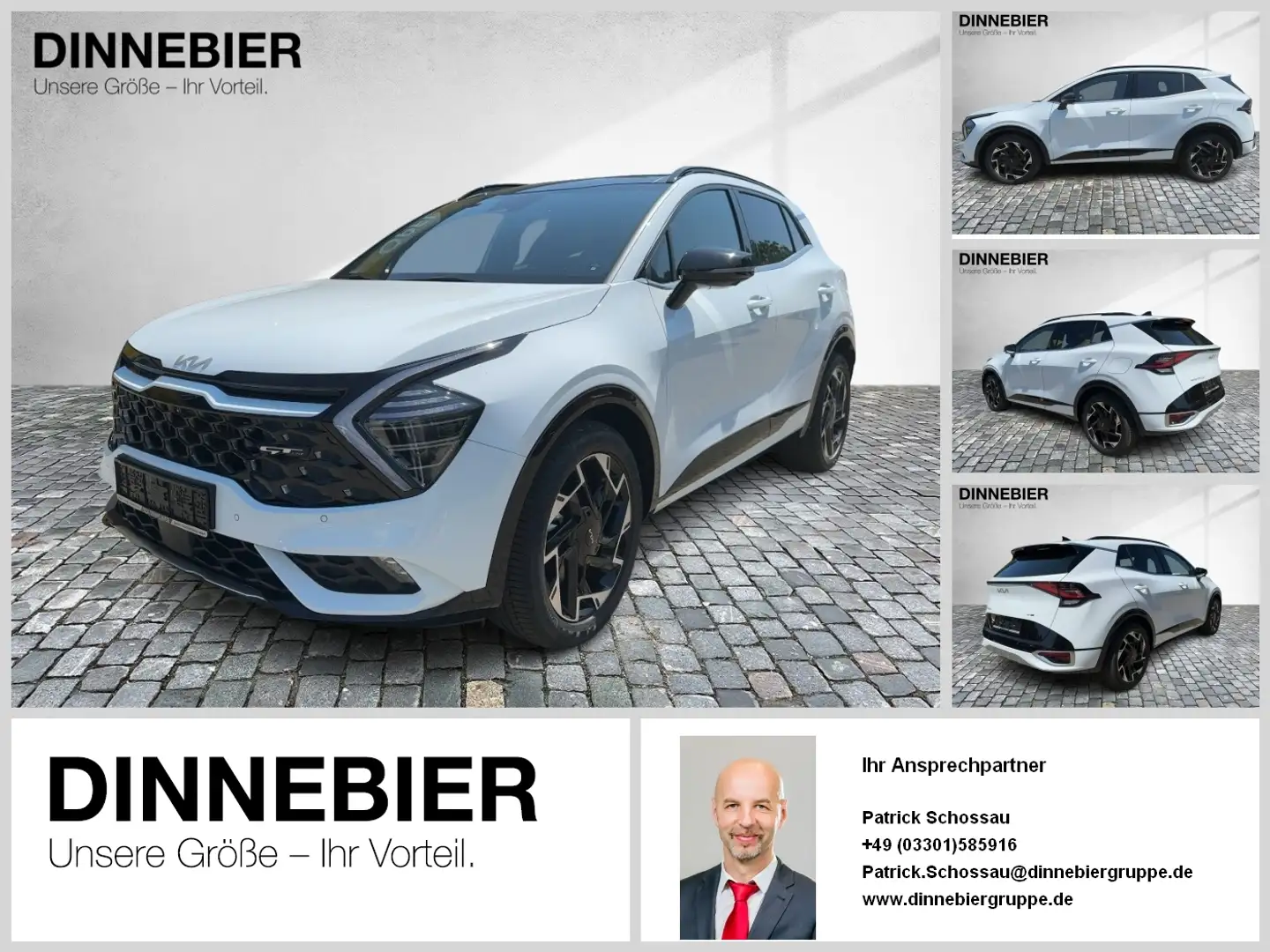 Kia Sportage 1.6T 2WD DCT GTL DRIGD SOUND 360 4xSHZ Weiß - 1