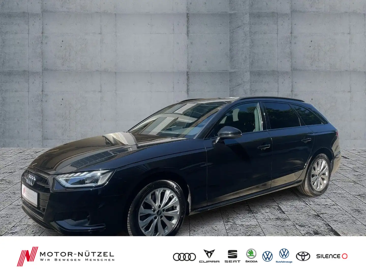 Audi A4 40 TFSI QU S-TR ADVAN. 5JG+LED+NAV+AHK Schwarz - 1