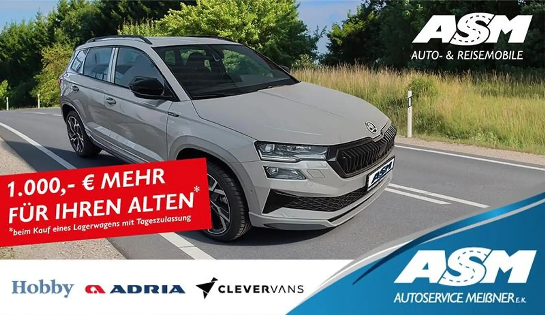 Skoda Karoq Sportline 2,0 TDI 4x4*AHK*PSD*STD.HZG*DCC* Weiß - 1