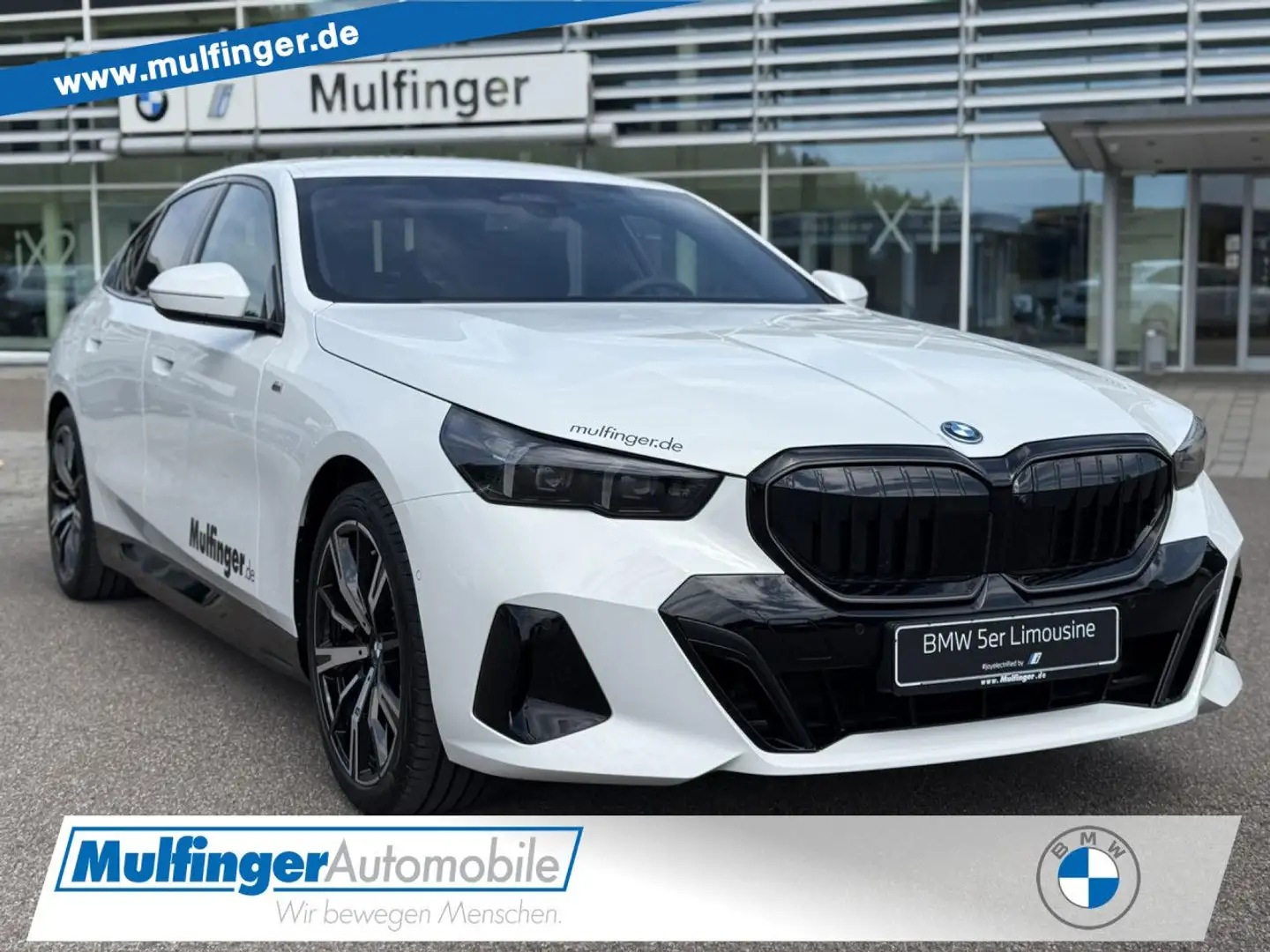 BMW 530 e xDrive M Sport Pro HUD ACC B&W 20" Sportpaket Blanc - 1