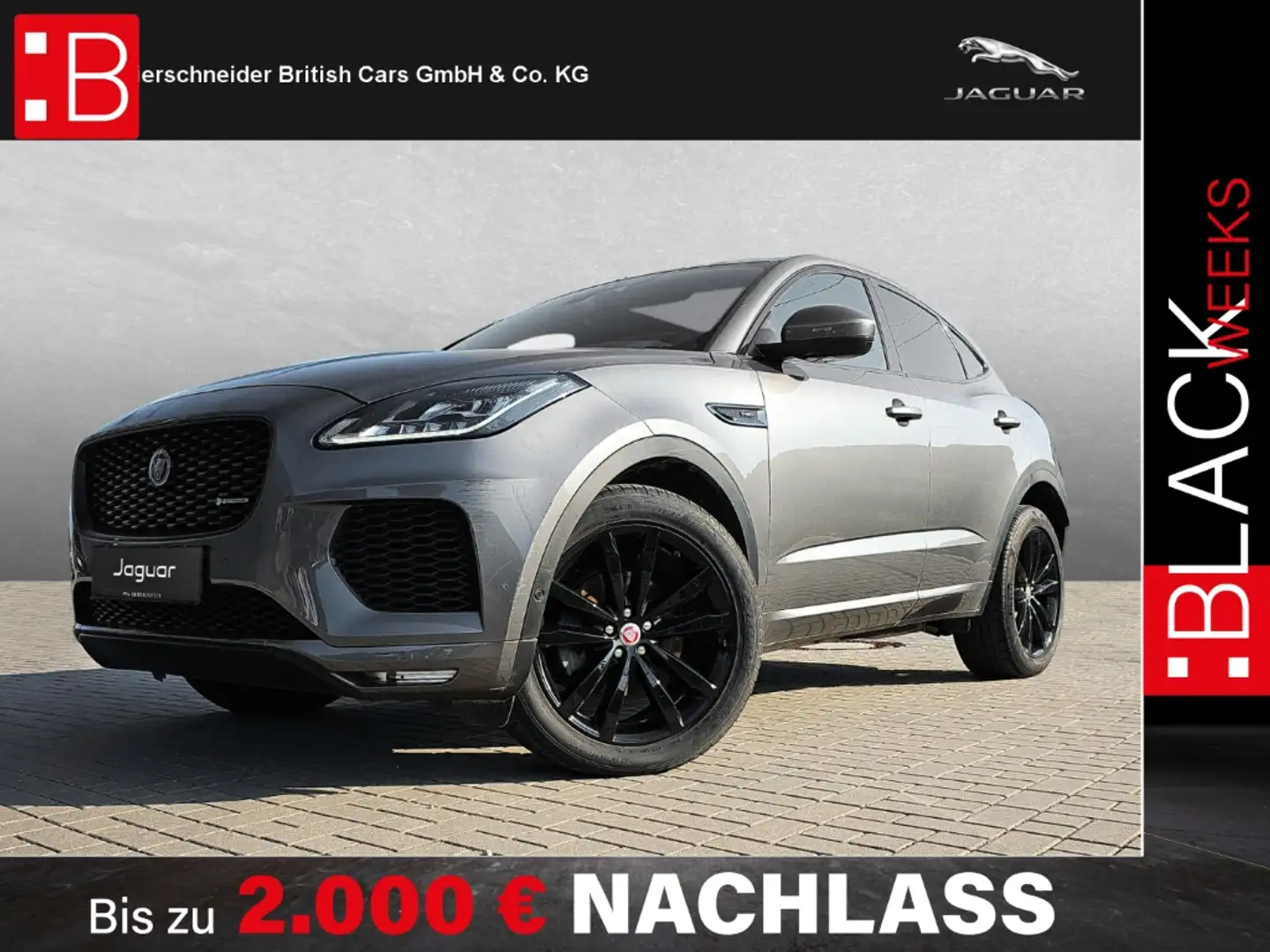 Jaguar E-Pace D180 Chequered Flag Grau - 1