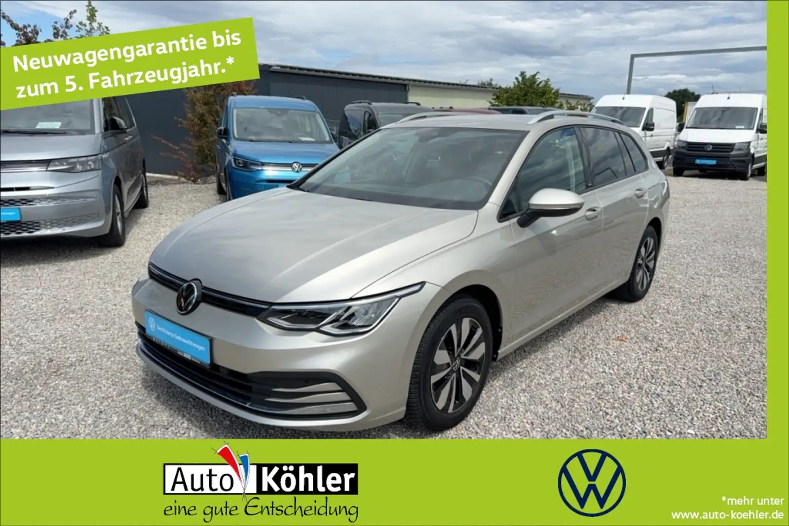 Volkswagen Golf Variant Move TSi Matrix 4xSHZ ACC AHK Kam. Silber - 1