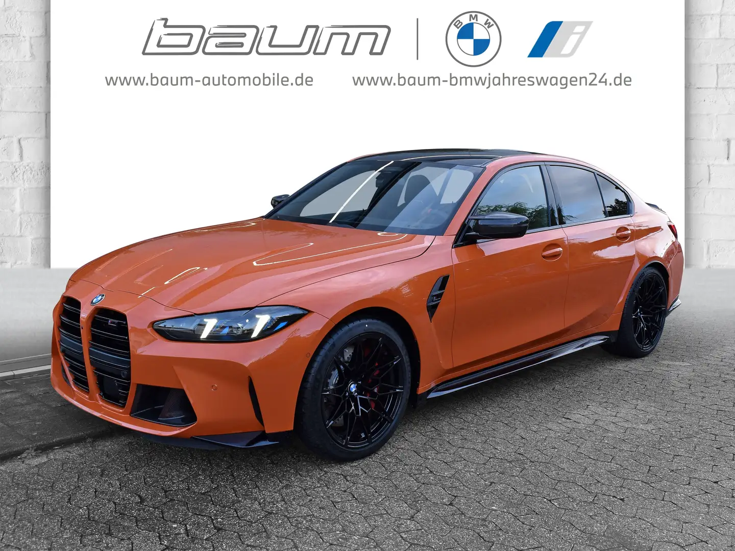 BMW M3 Competition   M Drivers P. HK HiFi DAB LED Orange - 1
