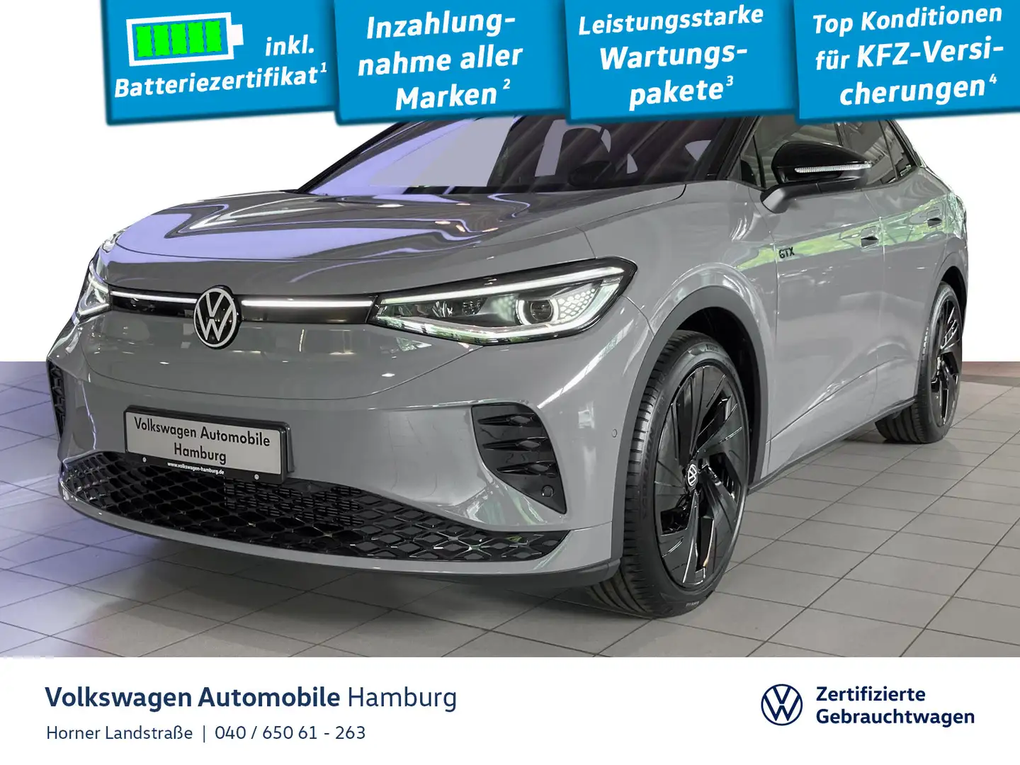 Volkswagen ID.5 GTX 4Motion Sitzheizung CarPlay Panorama Gris - 1