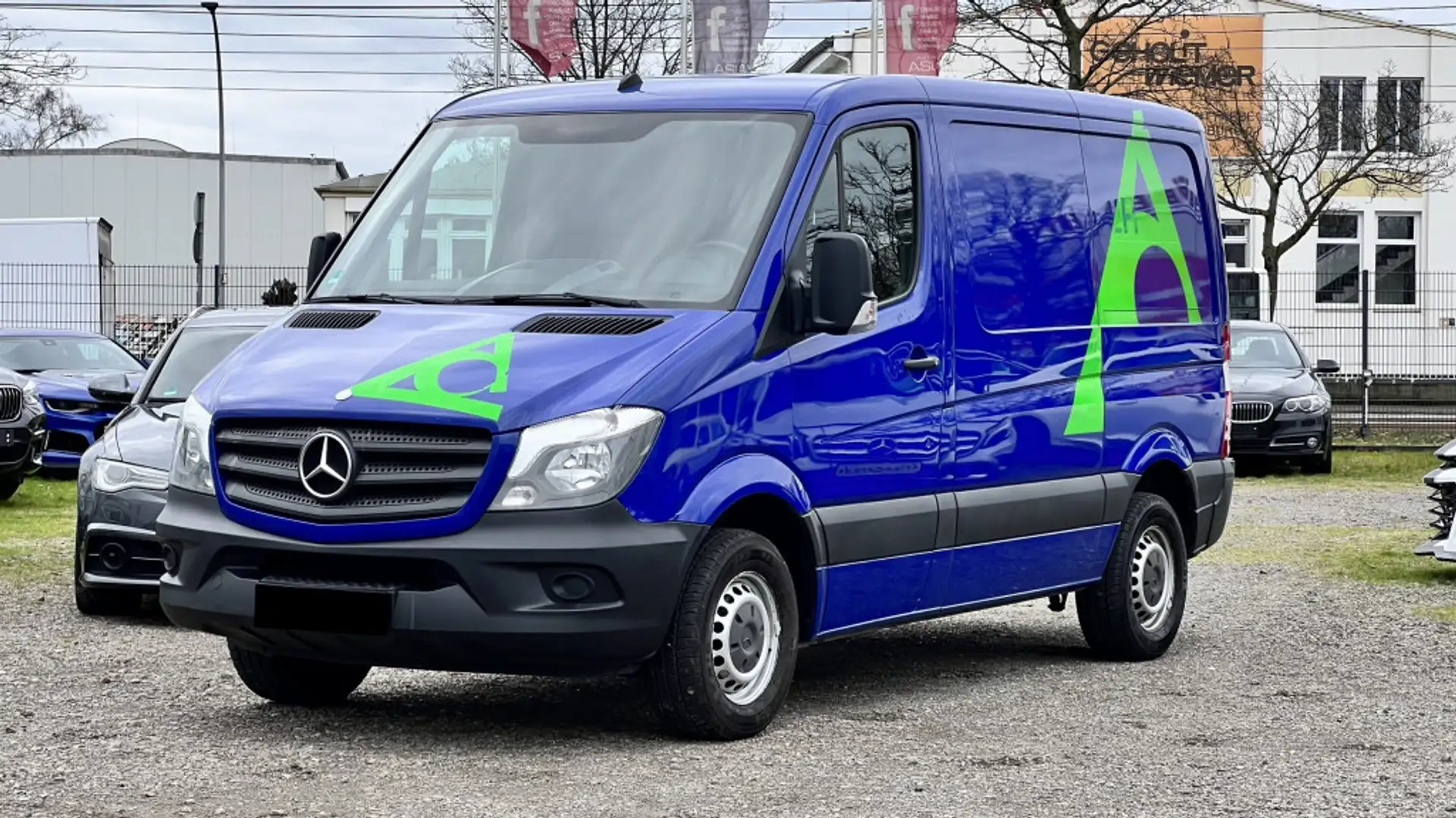 Mercedes-Benz Sprinter CDI #AHK#Holz#Fussboden#3Sitzer Blue - 1