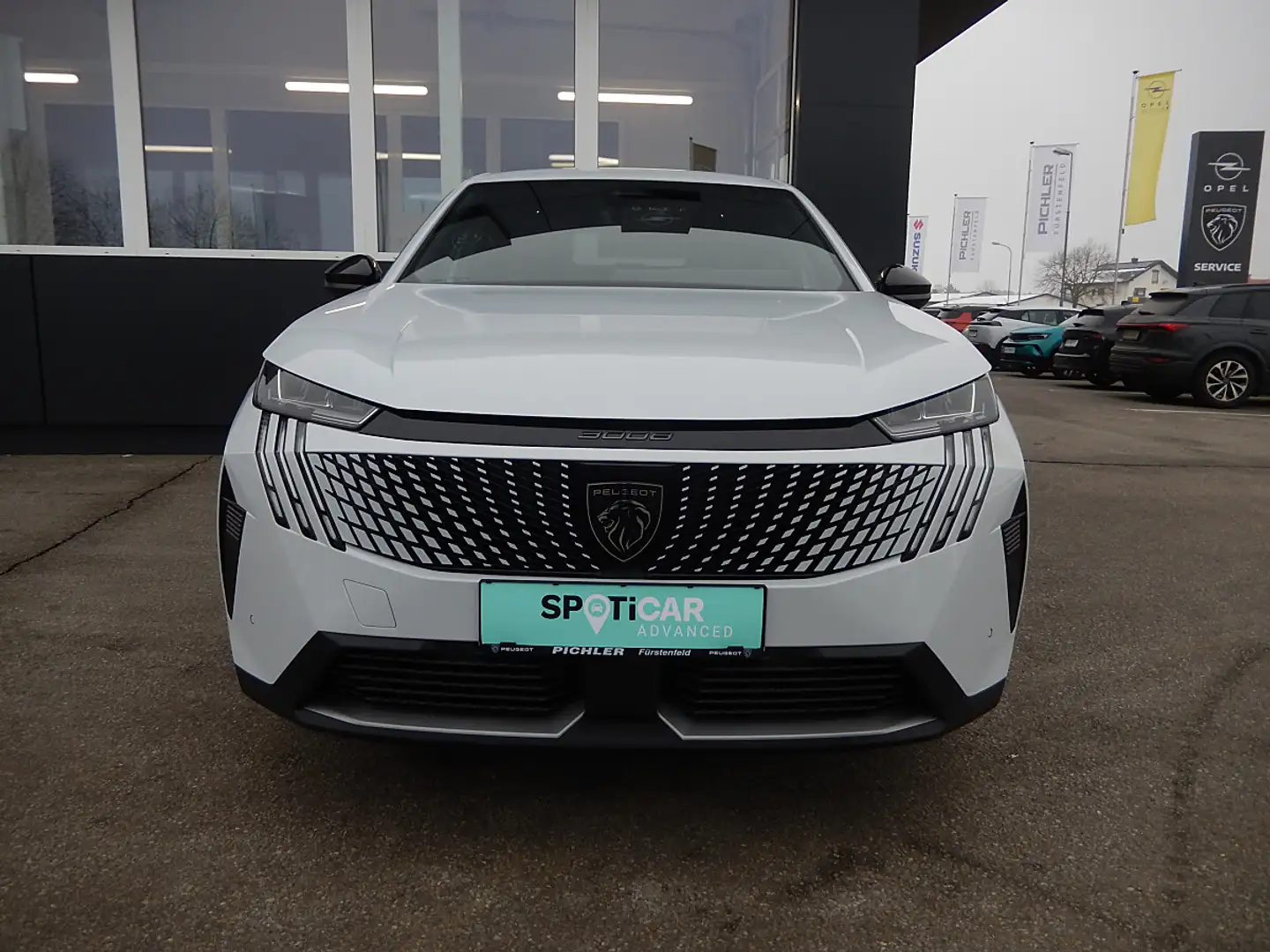 Peugeot 3008 Hybrid 136 E-DCS6 Allure Aut. Weiß - 2