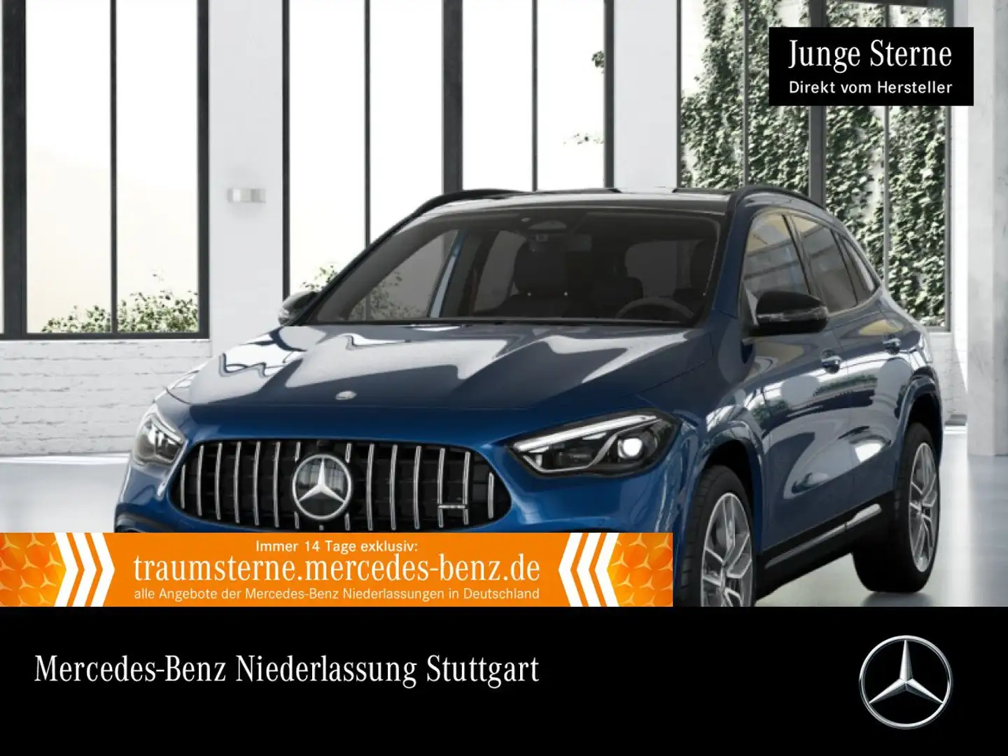 Mercedes-Benz GLA 35 AMG GLA 35 4M AMG+PANO+MULTIBEAM+BURMESTER+KAMERA+TOTW Blau - 1