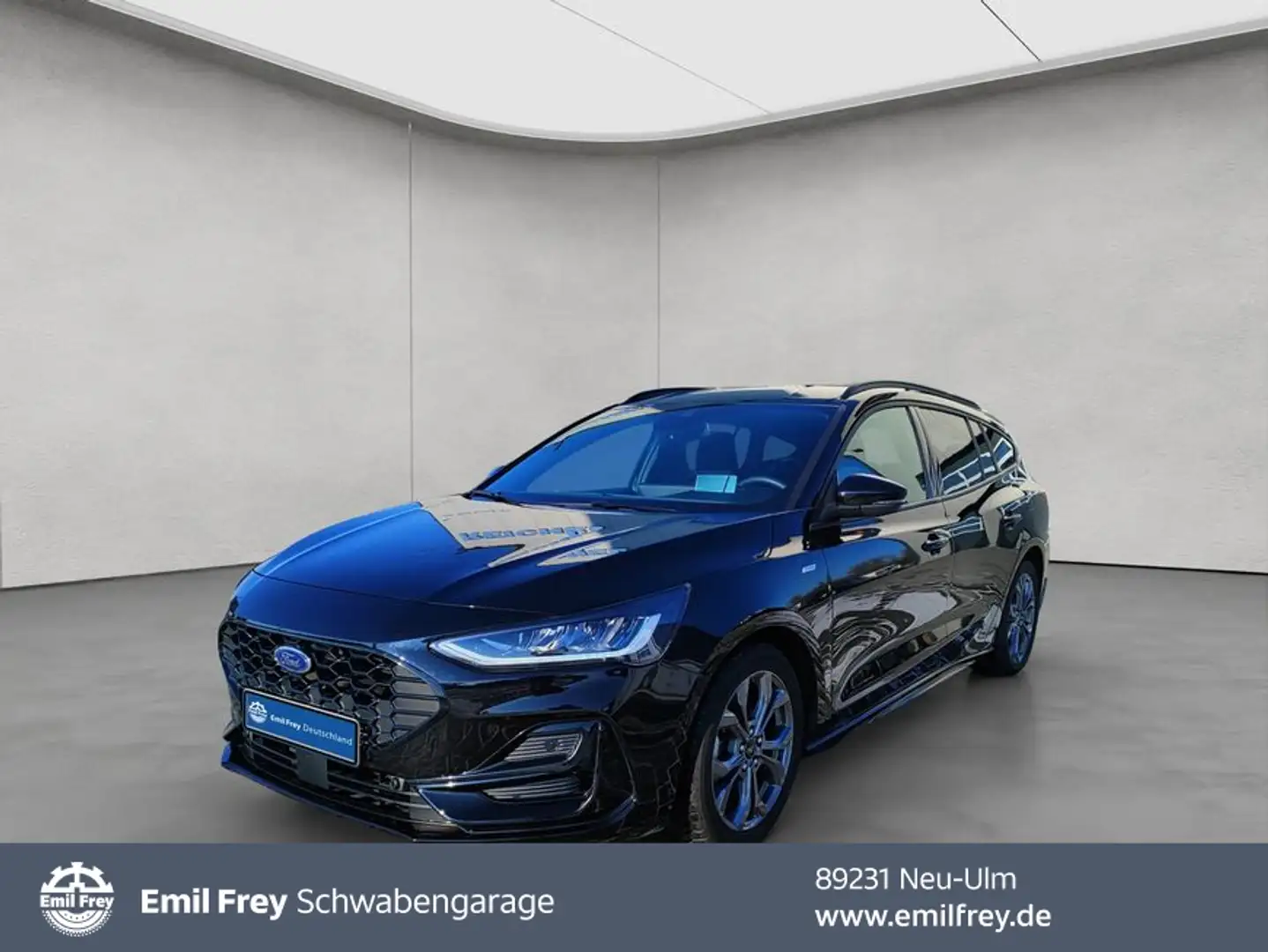 Ford Focus Turnier 1.0 Eco Hybrid ST-LINE *ACC*TWA* Schwarz - 1