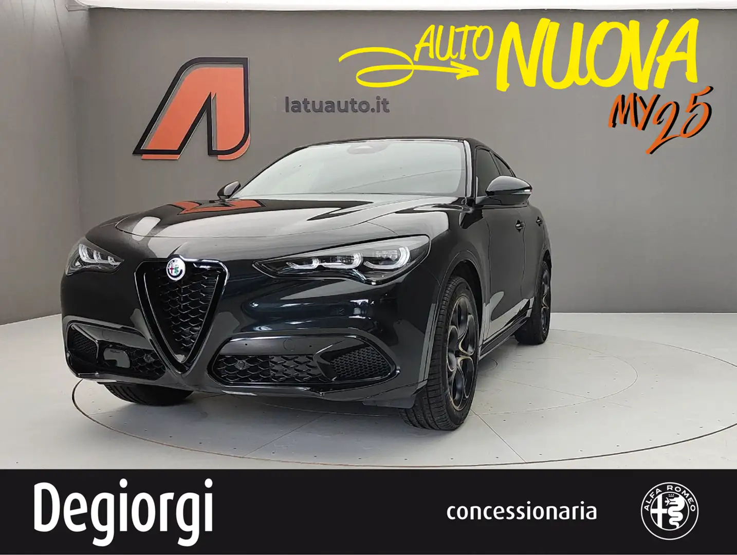 Alfa Romeo Stelvio STELVIO 2.2 JTDM 210CV INTENSA AT8 Q4 Black - 1