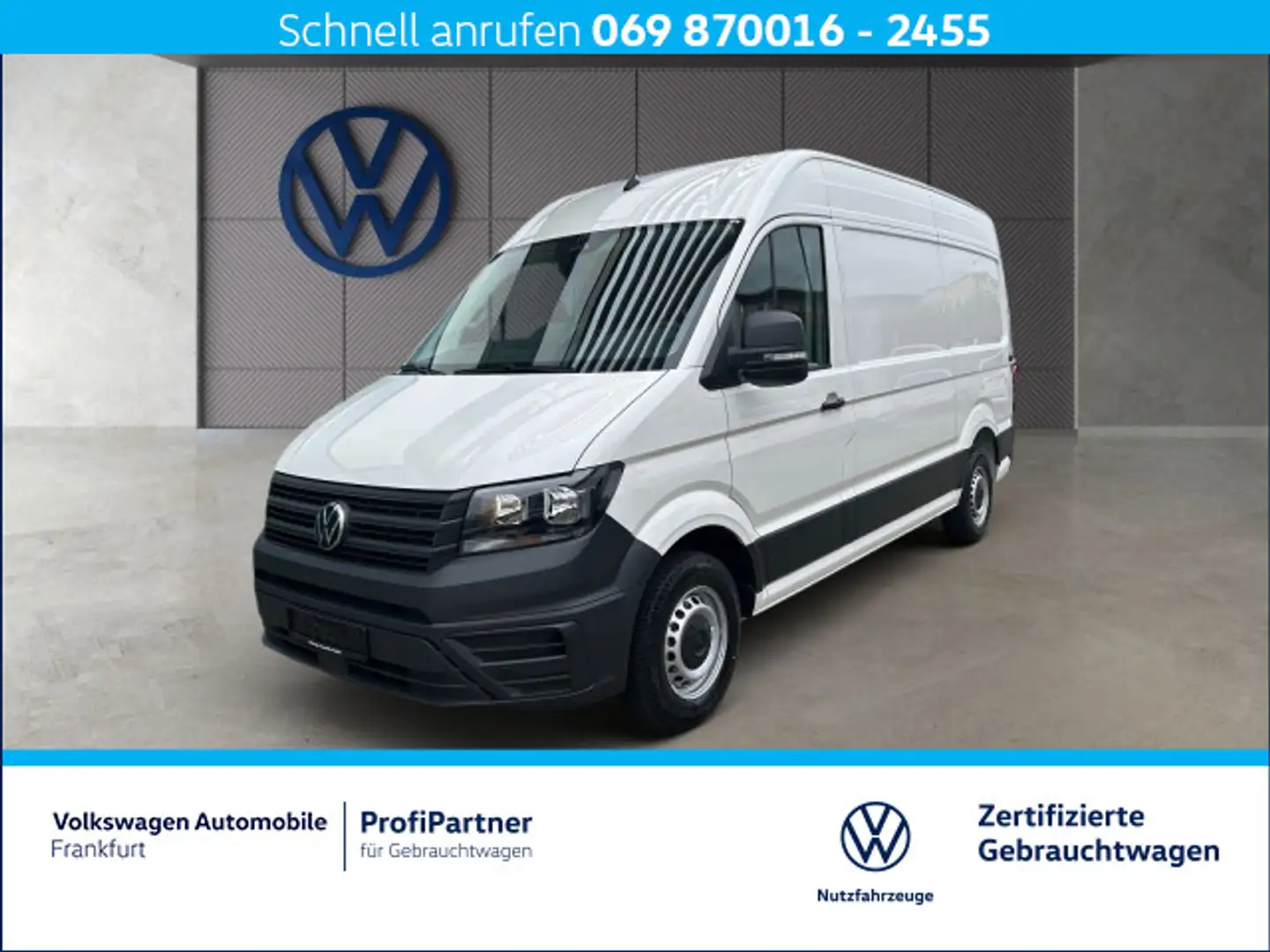 Volkswagen Crafter Kasten 2.0 TDI FrontAssist LaneAssist DA Weiß - 1