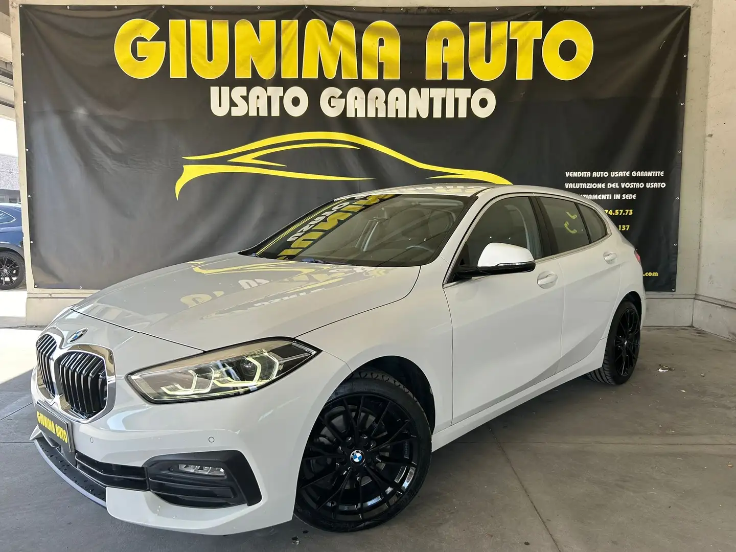 BMW 118 118d Sport auto Wit - 1