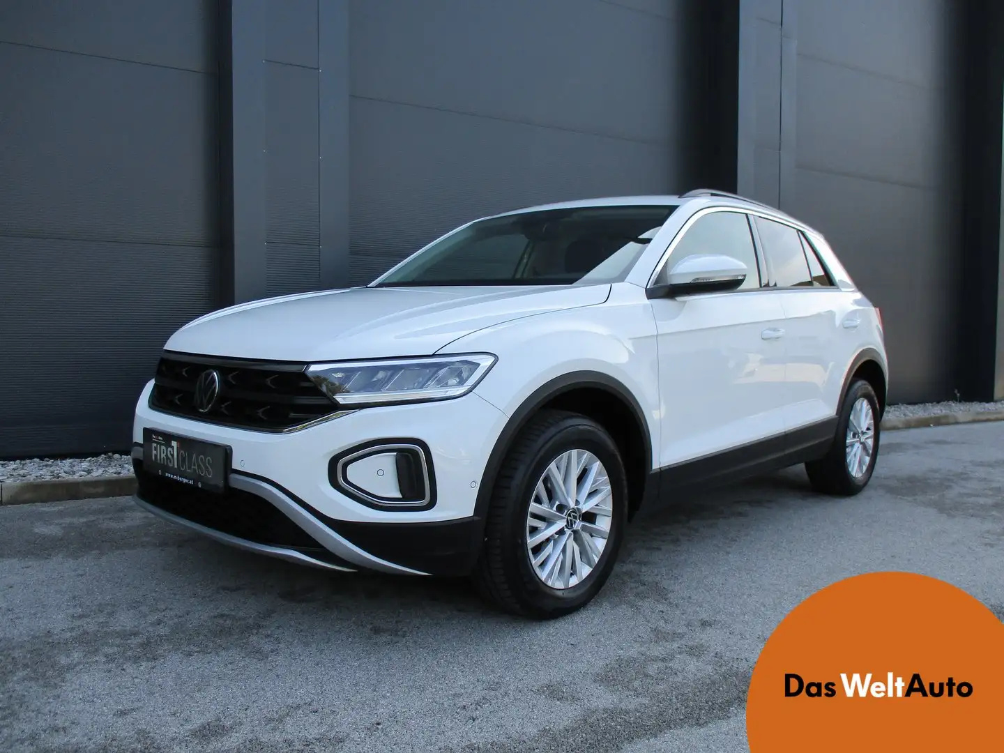Volkswagen T-Roc Life TSI DSG Weiß - 1