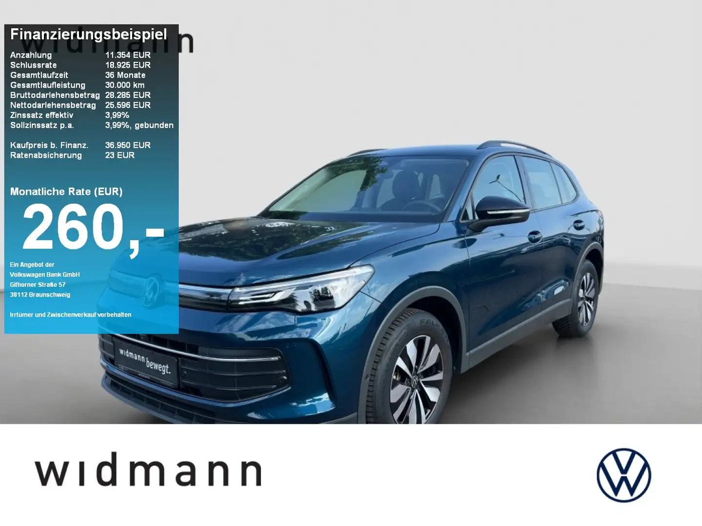 Volkswagen Tiguan Life 1.5 TSI 110kW 7-Gang DSG mit Anschlussgaranti Bleu - 1