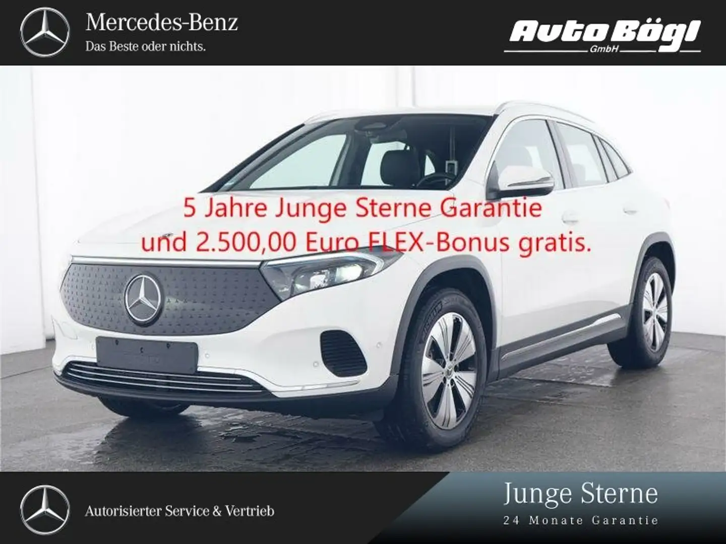Mercedes-Benz EQA 300 EQA 300 4M Progressive Advanced/MBUX/LED/VKZ Navi Weiß - 1