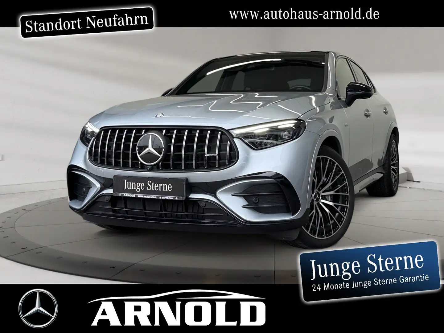Mercedes-Benz GLC 43 AMG GLC 43 4M Coupé HuD DISTRONIC PanoD. Burmester ! Silber - 1
