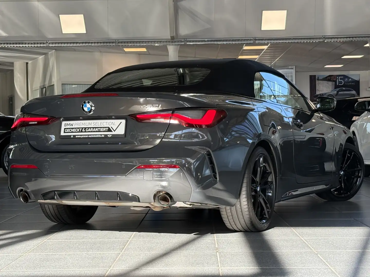 BMW 430 i Cabrio M Sport DA PA Shz. HiFi 19" LMR Lhz. Gris - 2