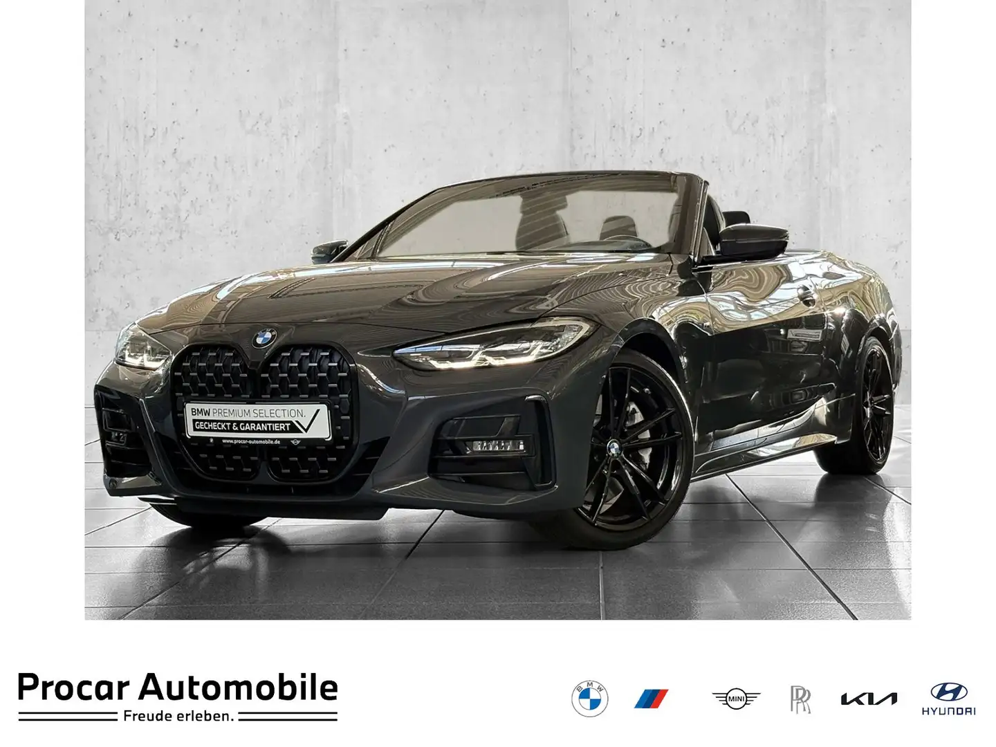 BMW 430 i Cabrio M Sport DA PA Shz. HiFi 19" LMR Lhz. Gris - 1