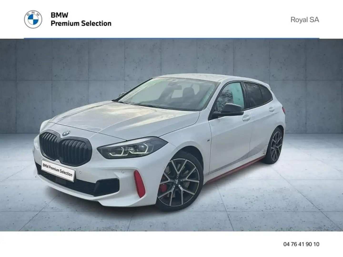 BMW 128 128tiA 265ch Blanc - 1