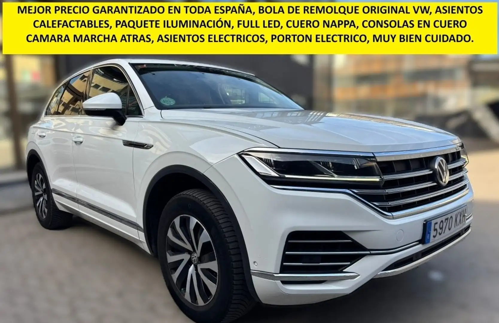 Volkswagen Touareg 3.0TDI V6 Premium Tiptronic Atmosphere 4M 170kW Blanco - 1