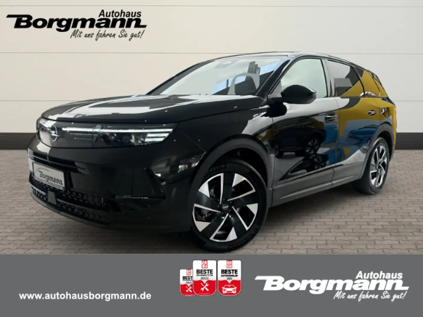 Opel Grandland 1.2 48V MHEV - LED - Navi - Carplay - SHZ Noir - 1