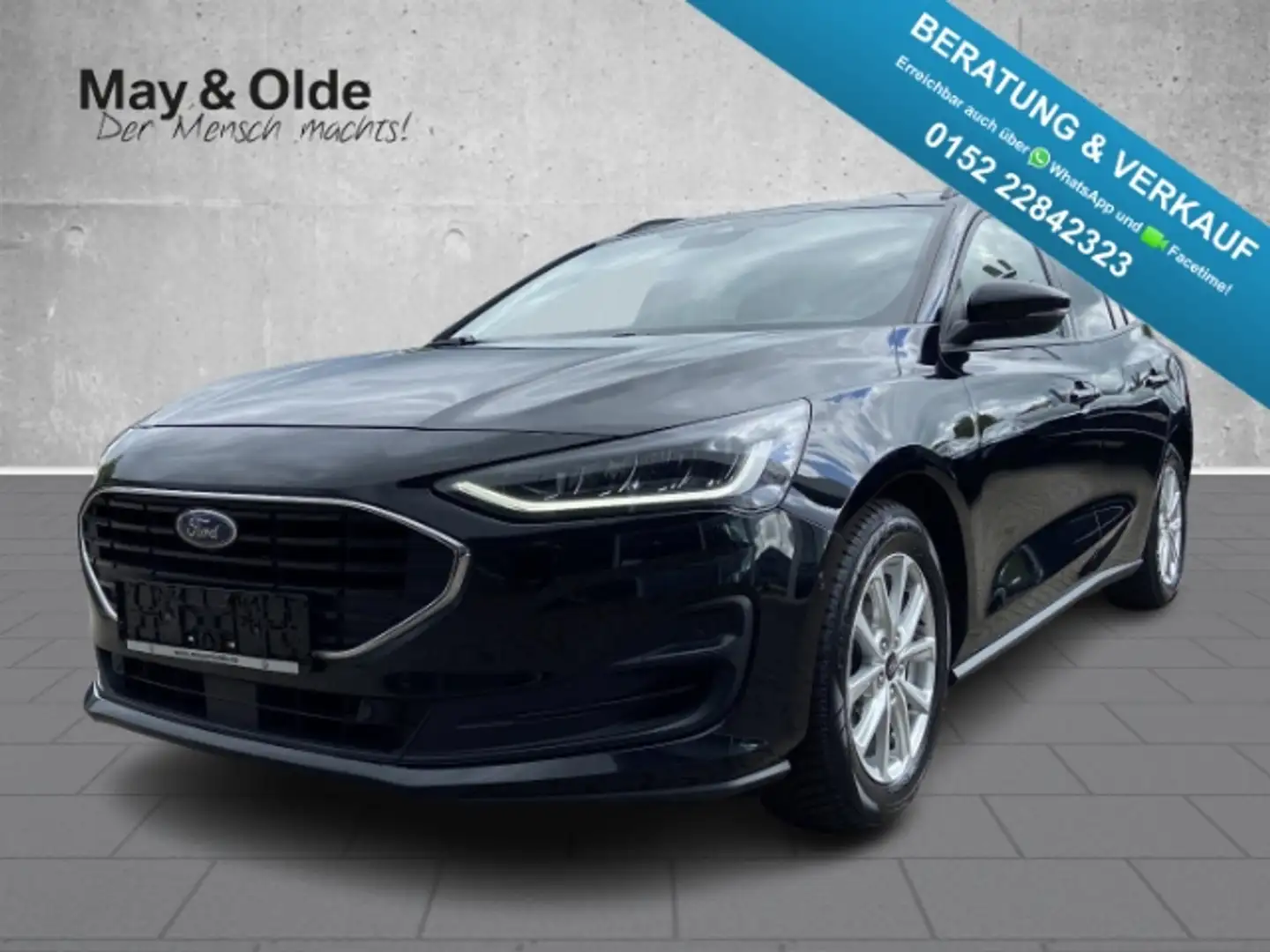 Ford Focus 1.5 EcoBlue Turnier Navi LED Sportsitze Noir - 1