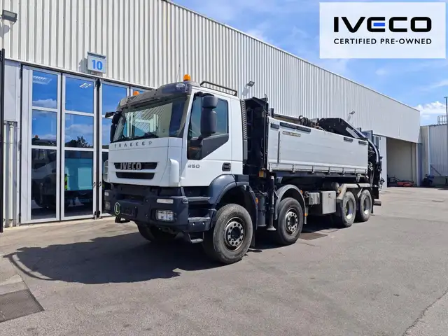 Iveco TRAKKER mit EFFER Kran 470/5S !!!Motor neu!!! Ansicht 3