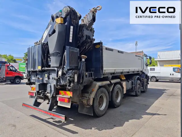 Iveco TRAKKER mit EFFER Kran 470/5S !!!Motor neu!!! Ansicht 5