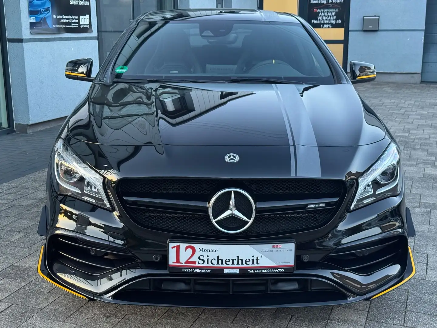 Mercedes-Benz CLA 45 AMG 4Matic Yellow Night Edition*Garantie Schwarz - 2