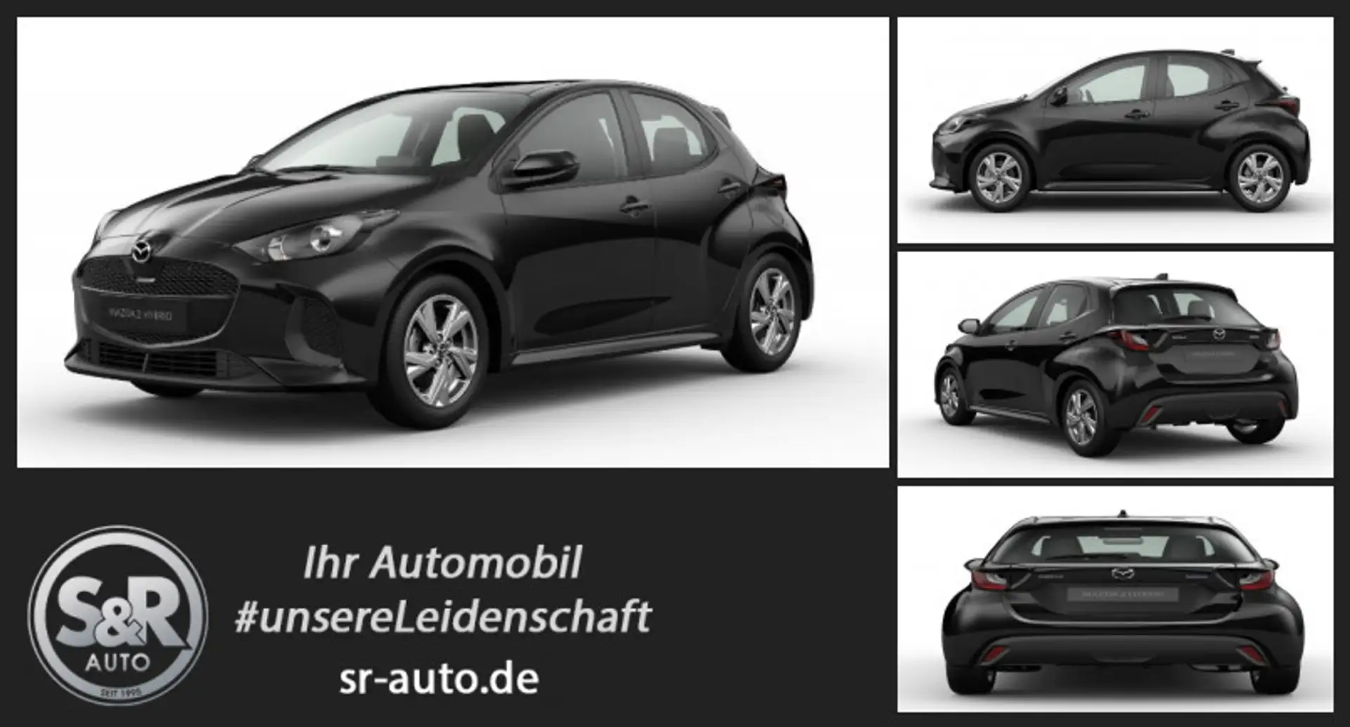 Mazda 2 1.5L Hybrid VVT-i 116 CVT Exclusive Line Schwarz - 1