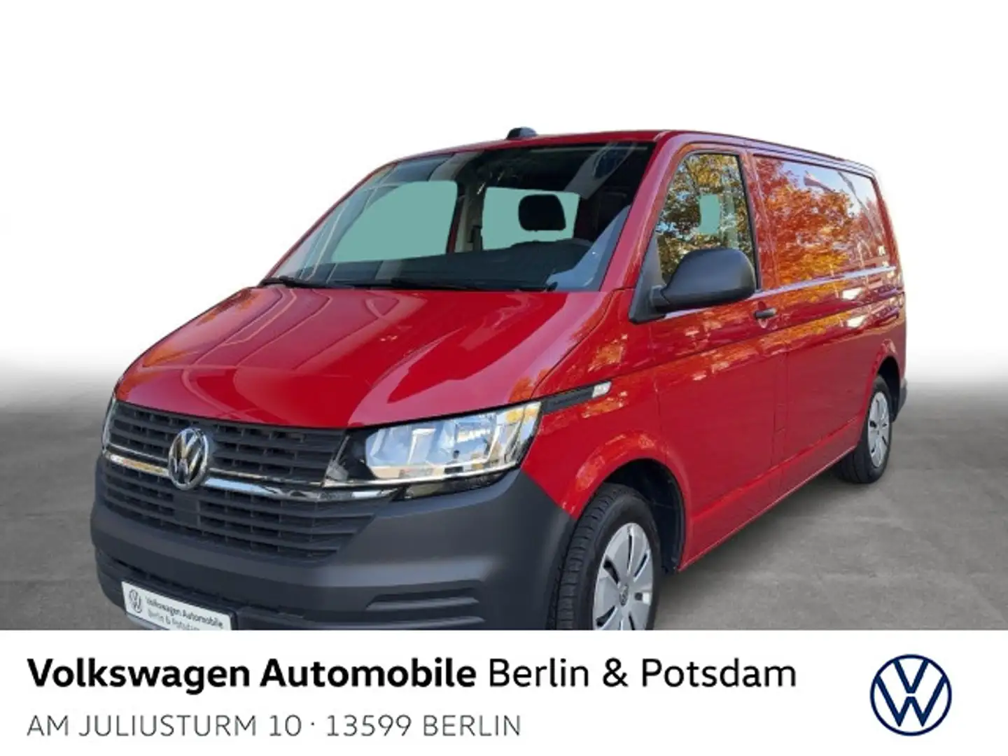 Volkswagen T6.1 Kasten 2,0 TDI PDC Klima Telefon Rojo - 1