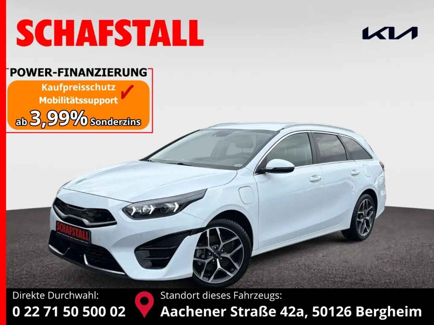 Kia Ceed SW / cee'd SW 1.6 GDI PHEV Platinum Leder E Sitze Memory Navi Weiß - 1