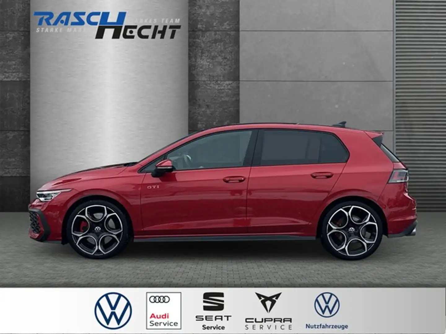 Volkswagen Golf VIII GTI 2.0 TSI DSG*LED*NAVI*SHZ*PANO* Rot - 2