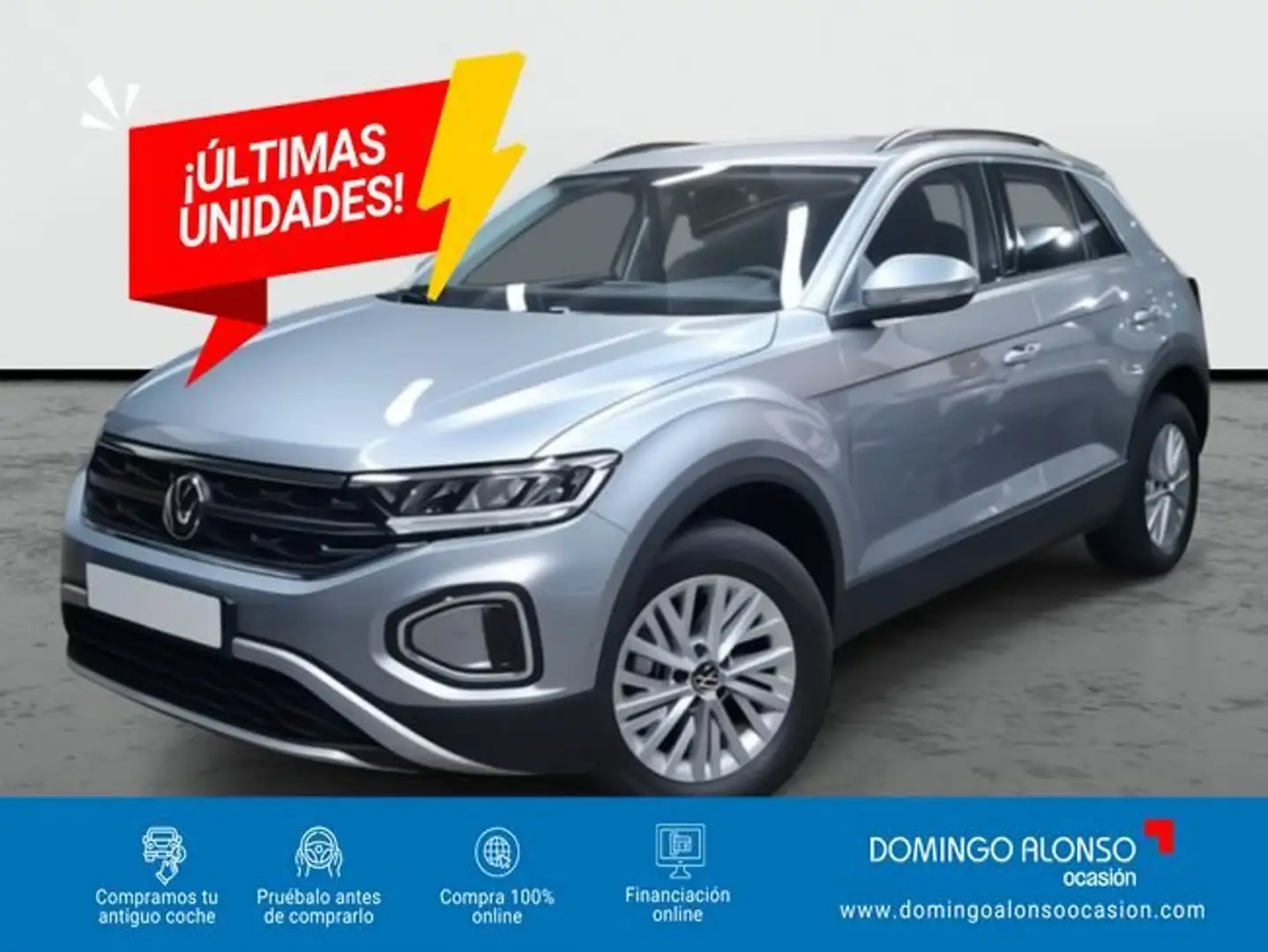 Volkswagen T-Roc Nuevo Connect 1.0 TSI 81 kW (110CV) SG6 (D113CX22 Plateado - 1