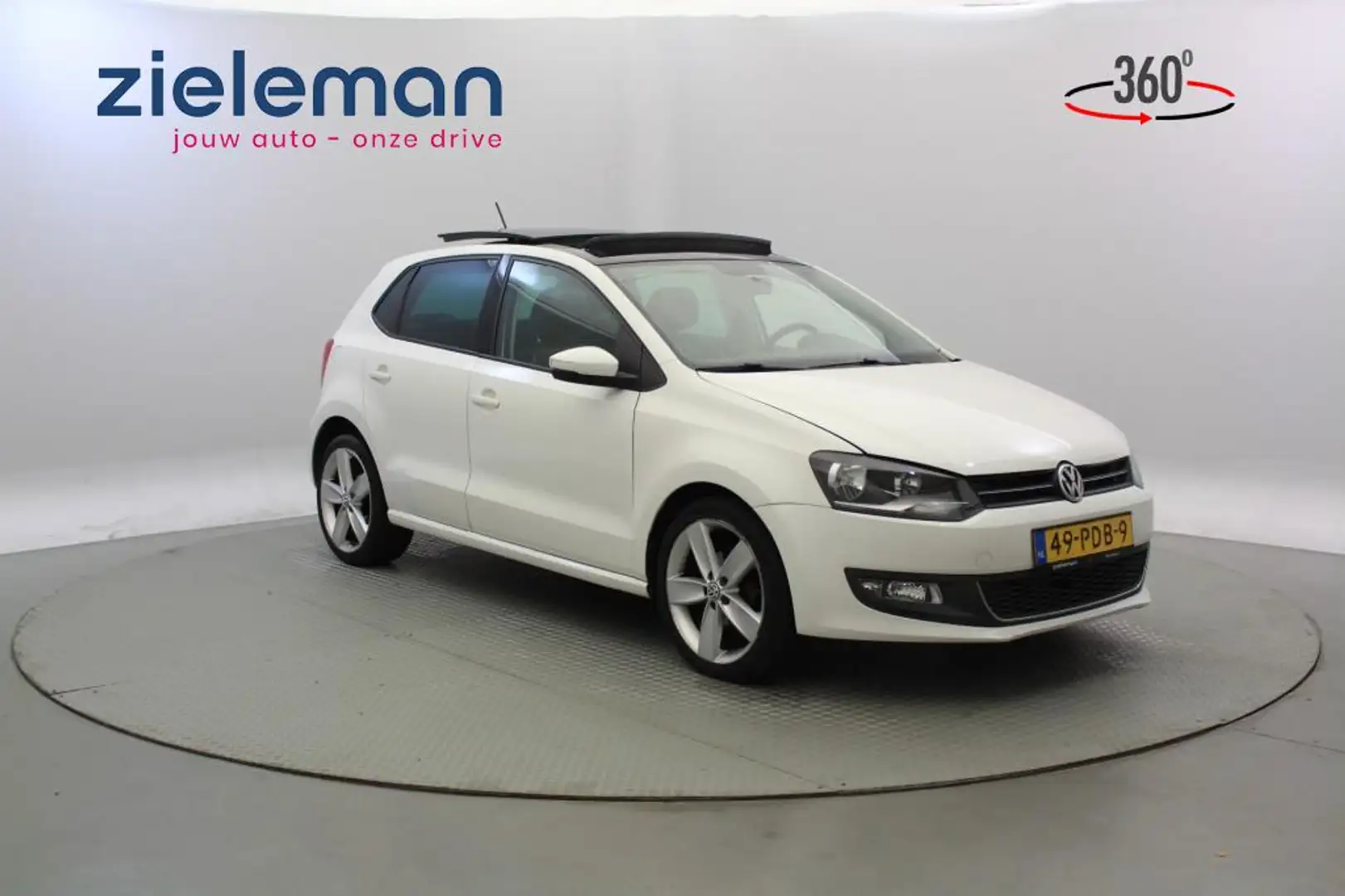 Volkswagen Polo 1.2 TSI Highline Automaat - Panorama, Half Leer, S Bianco - 1