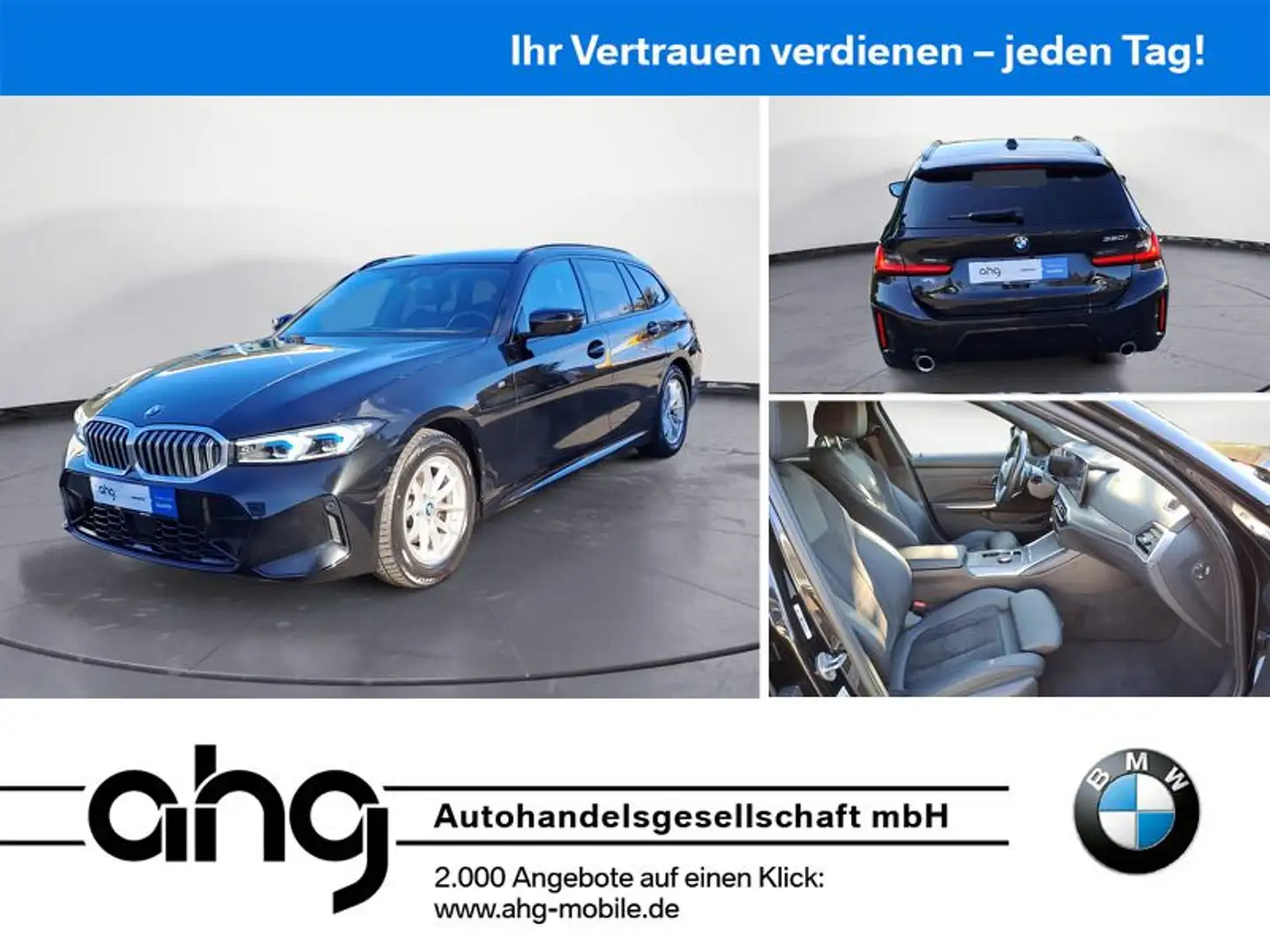 BMW 320 i Touring M Sport Aut. ACC Kamera HiFi Schwarz - 1