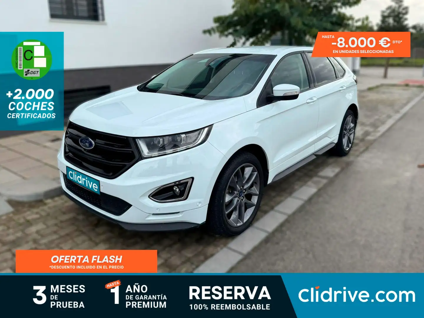 Ford Edge 2.0TDCi Sport 4x4 PowerShift 210 Blanco - 1