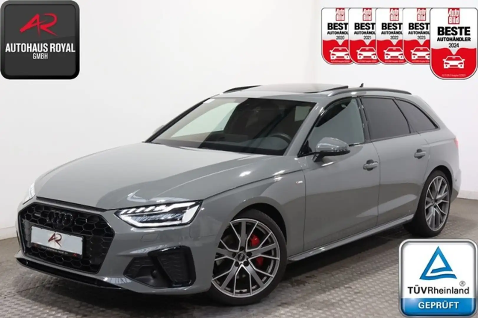 Audi A4 Avant 40 TDI qu 3x S LINE BANG+O,S-SITZE,ACC Gris - 1