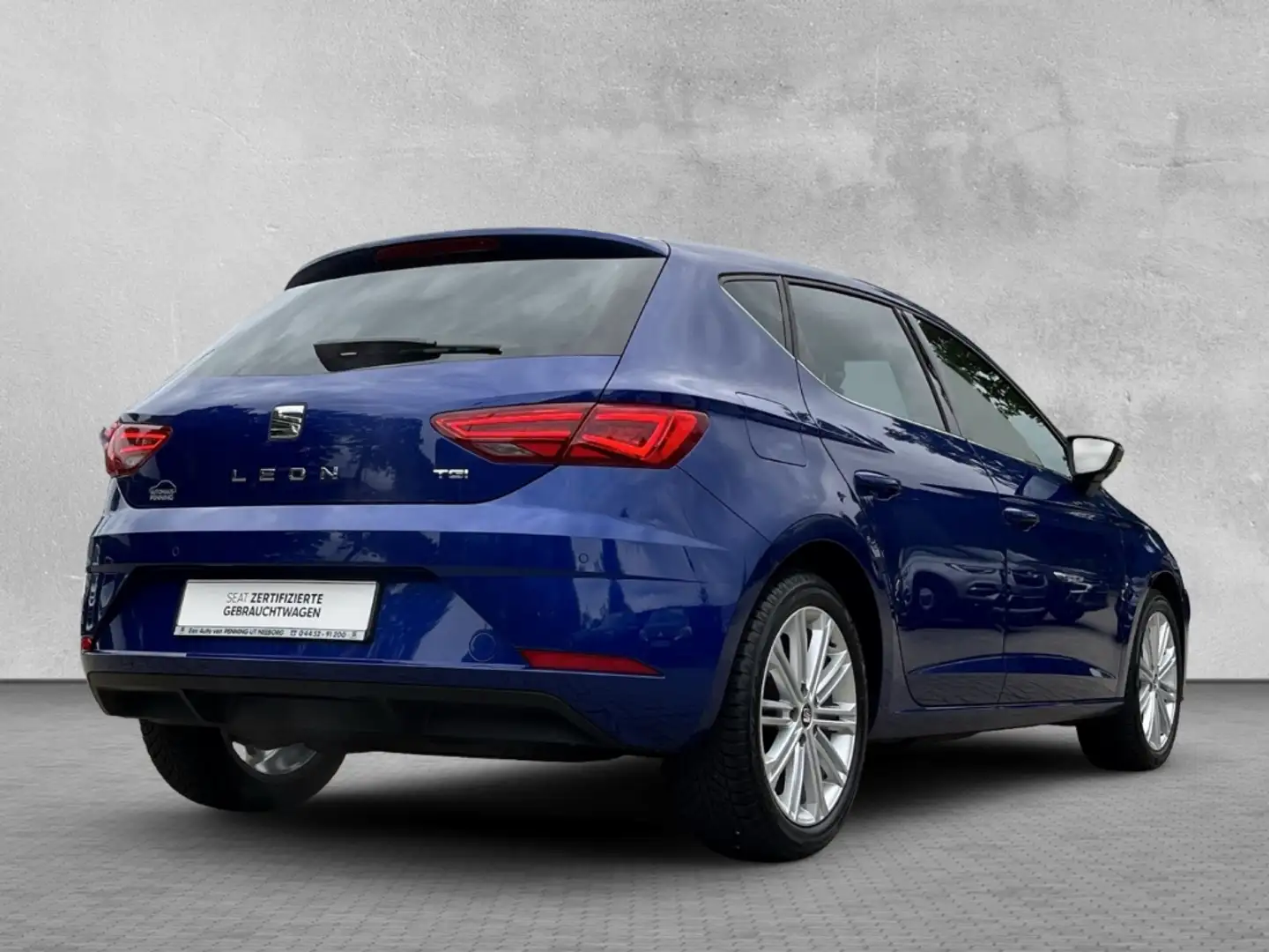 SEAT Leon Xcellence 1.5 TGI (ERDGAS) LED FULL LINK BT LICHTS Blauw - 2