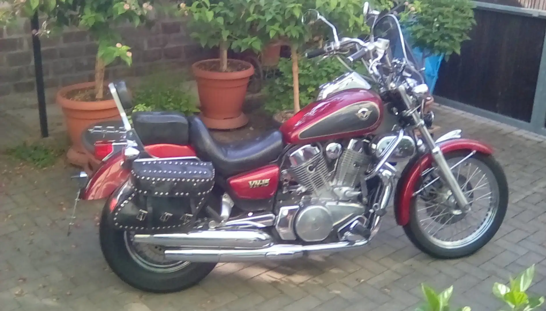 Kawasaki VN 15 classic Rouge - 1