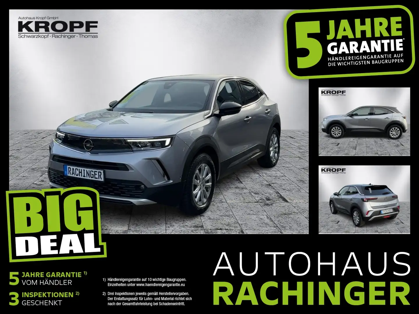 Opel Mokka-E Mokka e Elegance  NAVI AHK SHZ SpurH LM KAM Gris - 1