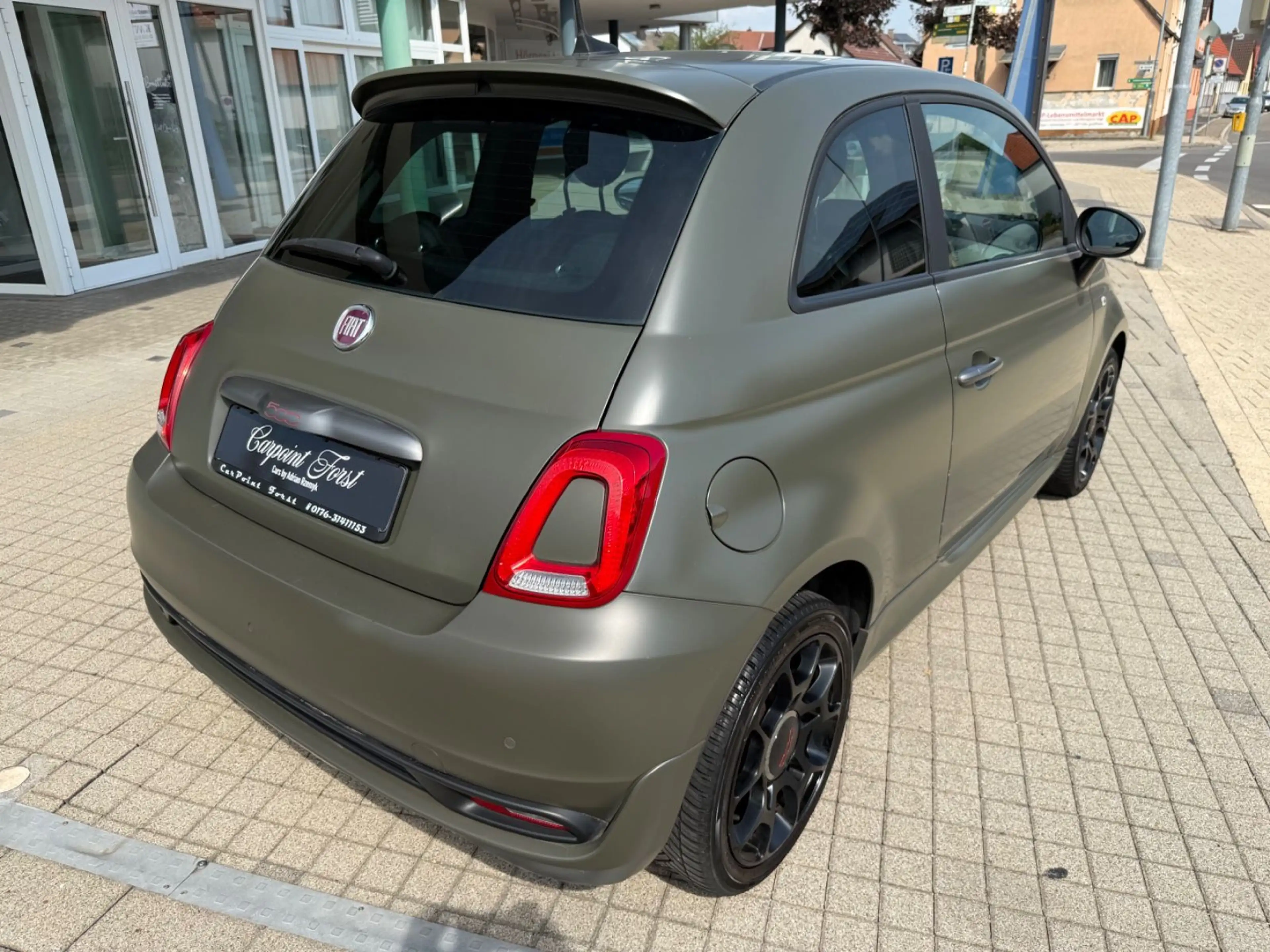 Fiat 500 S , Alpi Grün Matt, NAVI,Leder ,TüV 06.2027 — photo 13