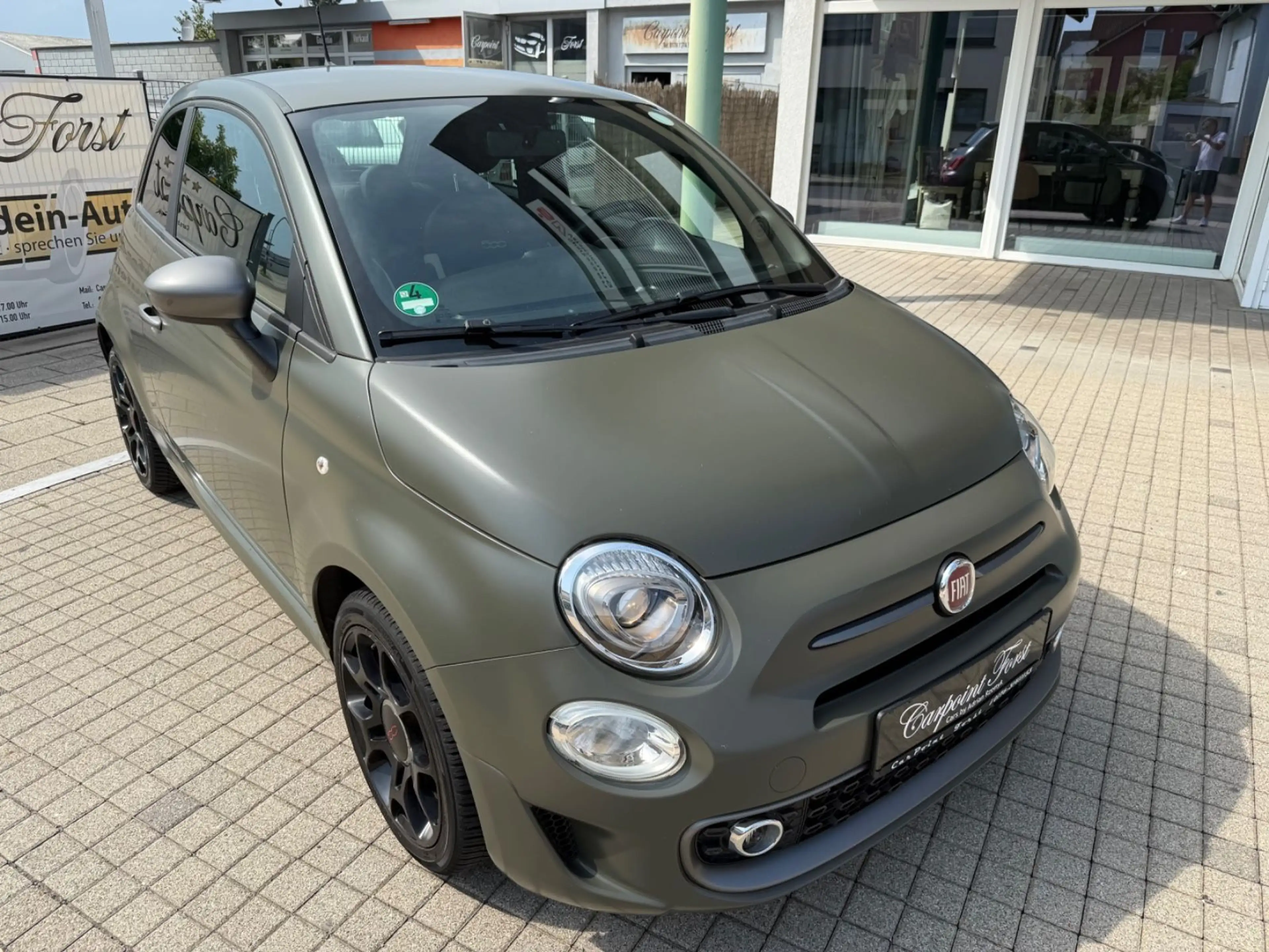 Fiat 500 S , Alpi Grün Matt, NAVI,Leder ,TüV 06.2027 — photo 15