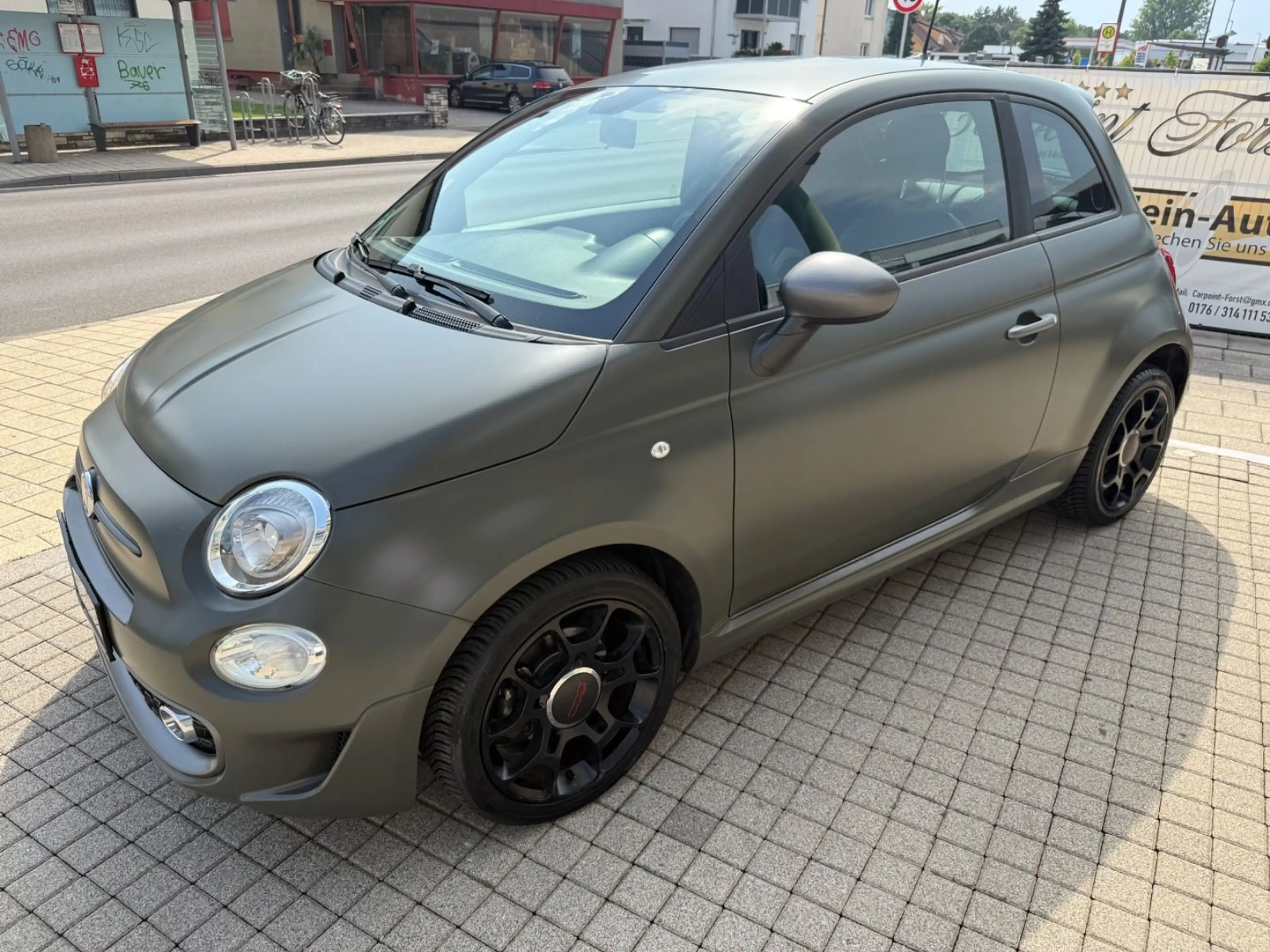 Fiat 500 S , Alpi Grün Matt, NAVI,Leder ,TüV 06.2027 — photo 7