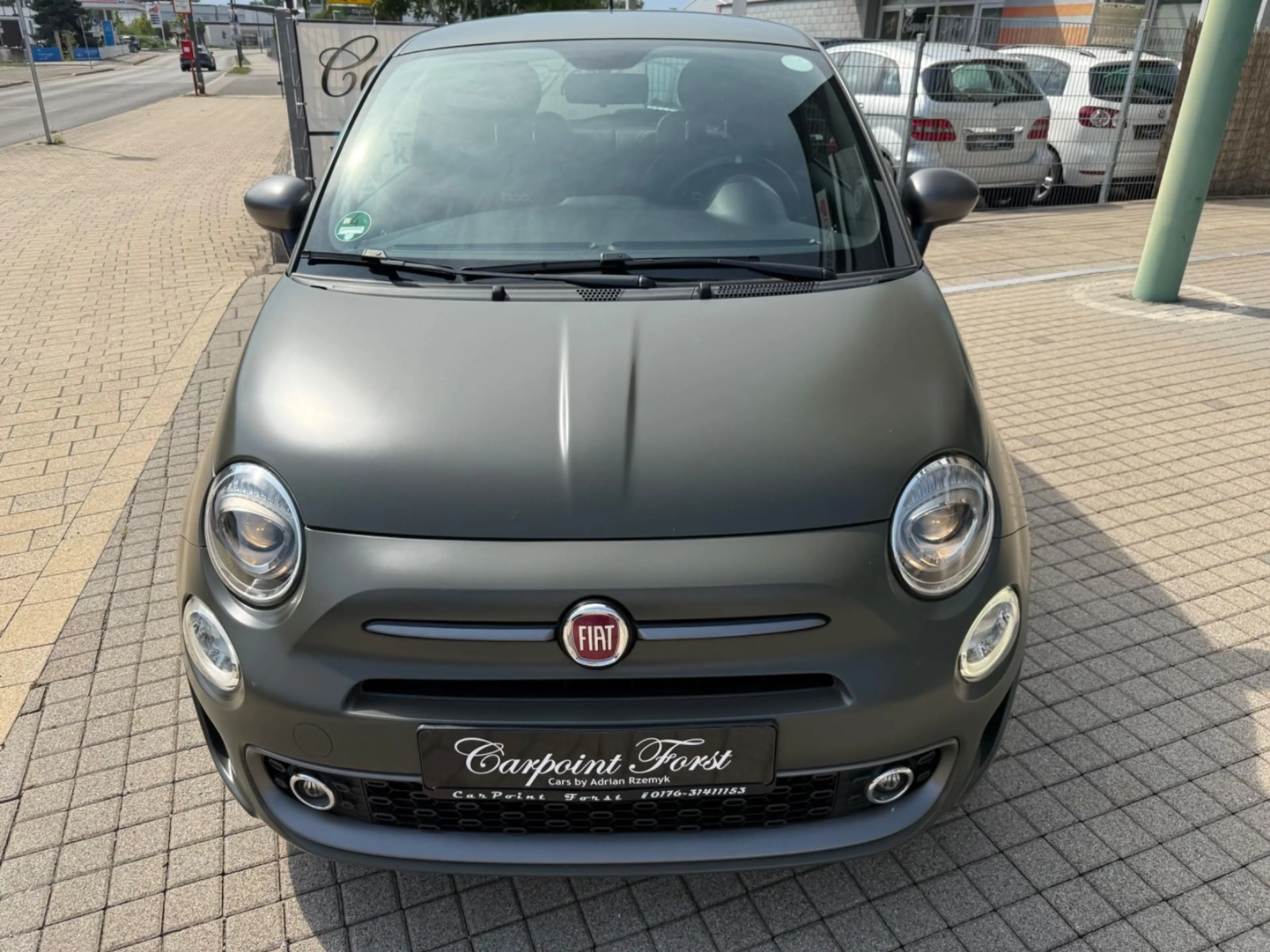 Fiat 500 S , Alpi Grün Matt, NAVI,Leder ,TüV 06.2027 — photo 4