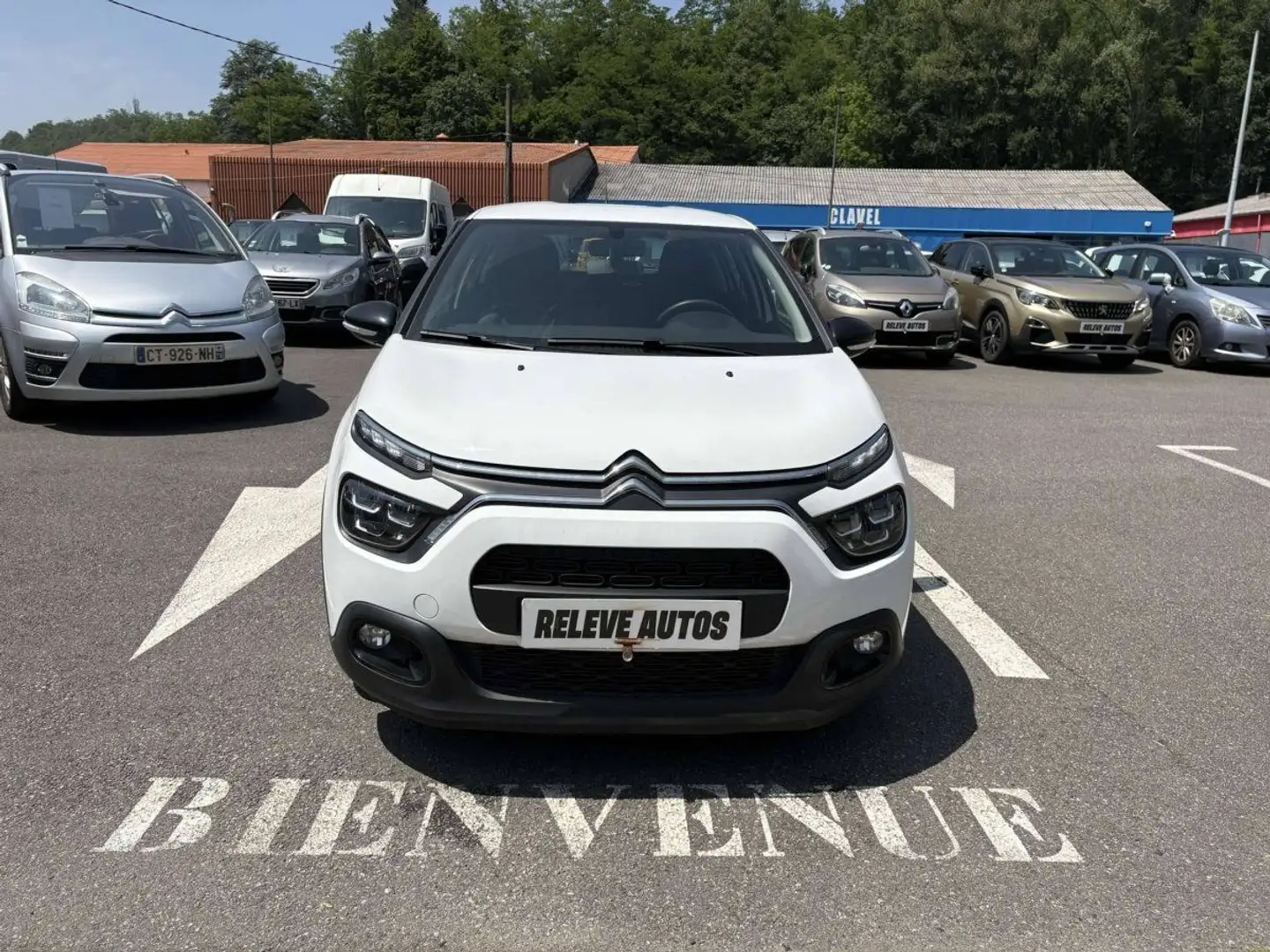 Citroen C3 Citroën III 1.5 BlueHDi 100ch S&S Feel AUTO ECOLE Blanc - 1