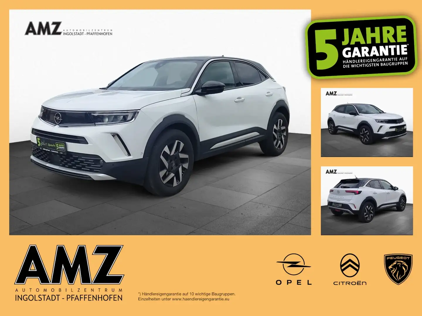 Opel Mokka Elegance Winter-P. Klimaauto. KAM PDC Wit - 1